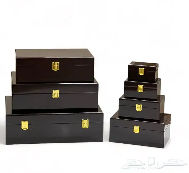 صندوق خشبي غامق من الوقيه الي 3 الكيلوه 1