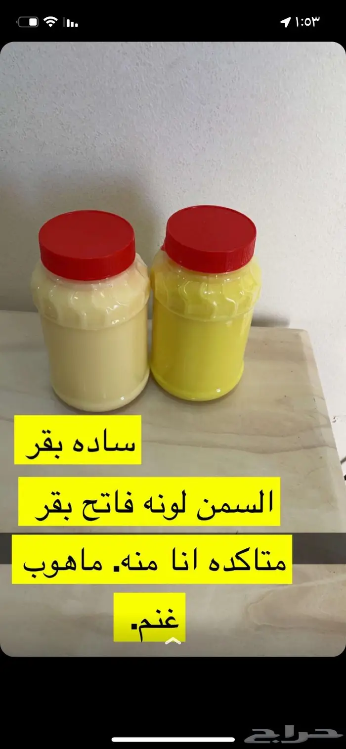 سمن غنم ساده ومبزر 0