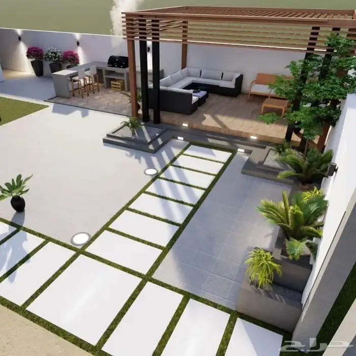 بديل الخشب الخارج واجهات وحدائق وأسطح خارجية 10