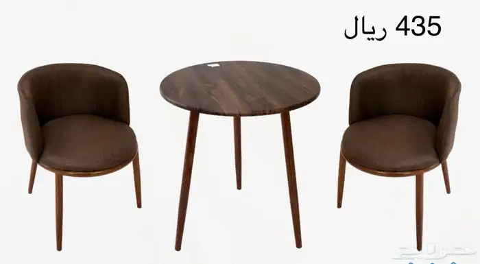 طقم طاولة مع كرسيين 1