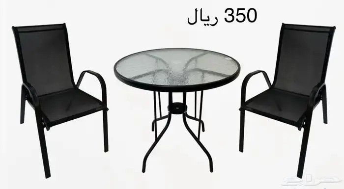 طقم طاولة مع كرسيين 0