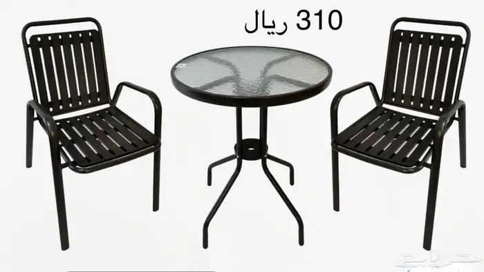 طقم طاولة مع كرسيين 3