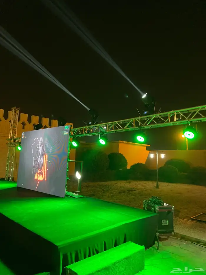 تجهيز افتتاح محلات اضاءات تراسات شاشات 2