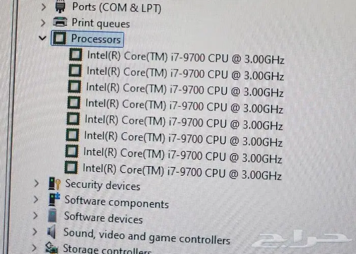 كمبيوتر مكتبي hp i7 جيل التاسع 5