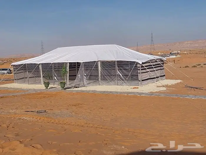 بيوت شعر أبيض جميع المقاسات يوجد فرس مساند 4