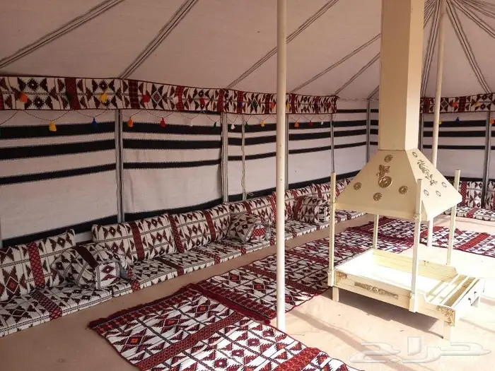 بيوت شعر أبيض جميع المقاسات يوجد فرس مساند 8