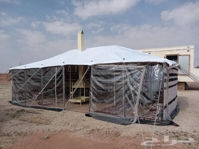 بيوت شعر أبيض جميع المقاسات يوجد فرس مساند 9