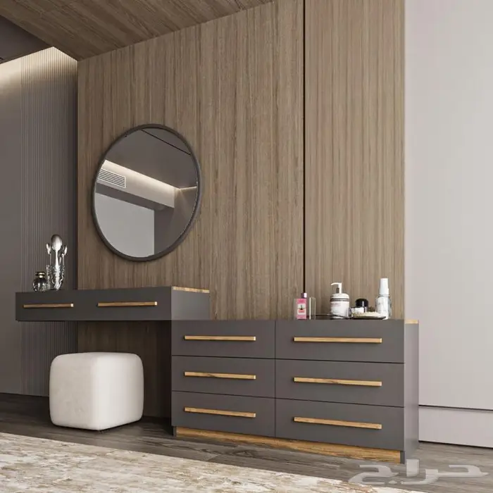 خصم على تسريحة مودرن خشب عالي الجودة 1