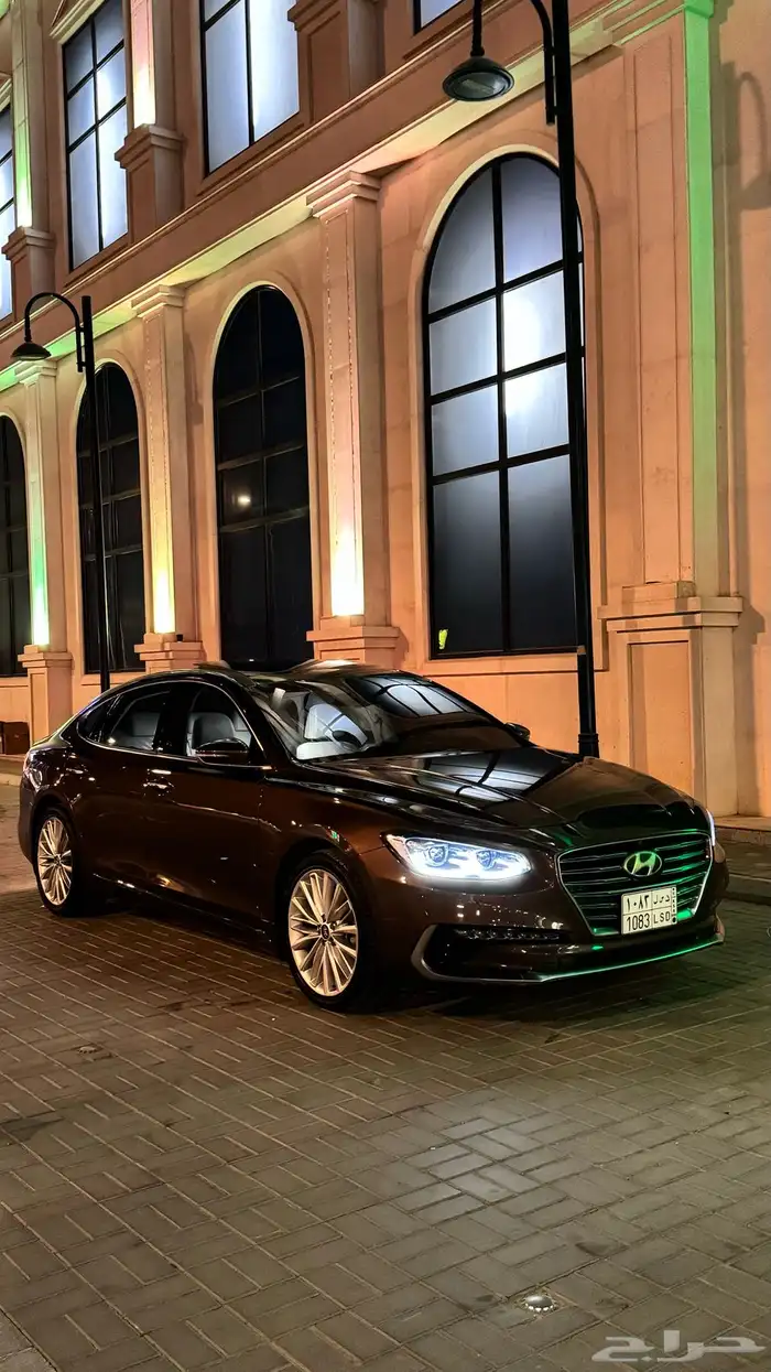 هيونداي ازيرا 2018 فل كامل بنزين 3.5 ممشى قليل 0