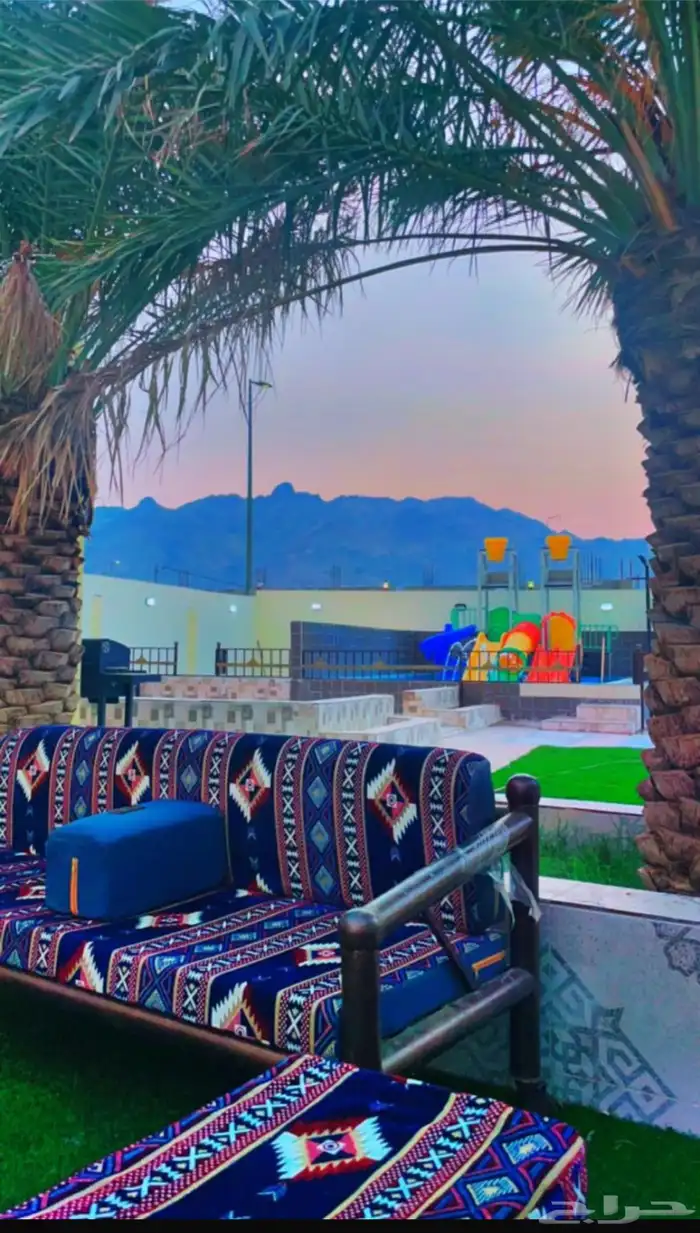 استراحة و شاليه أحلى الليالي عرض القسمين 320 ريال فقط 7