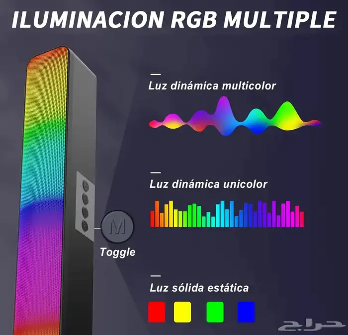 سماعة ستريو فاخرة (جديد) RGB colors 4