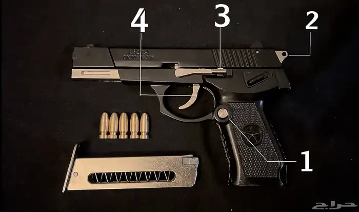 مسدسات حديد زينة 12