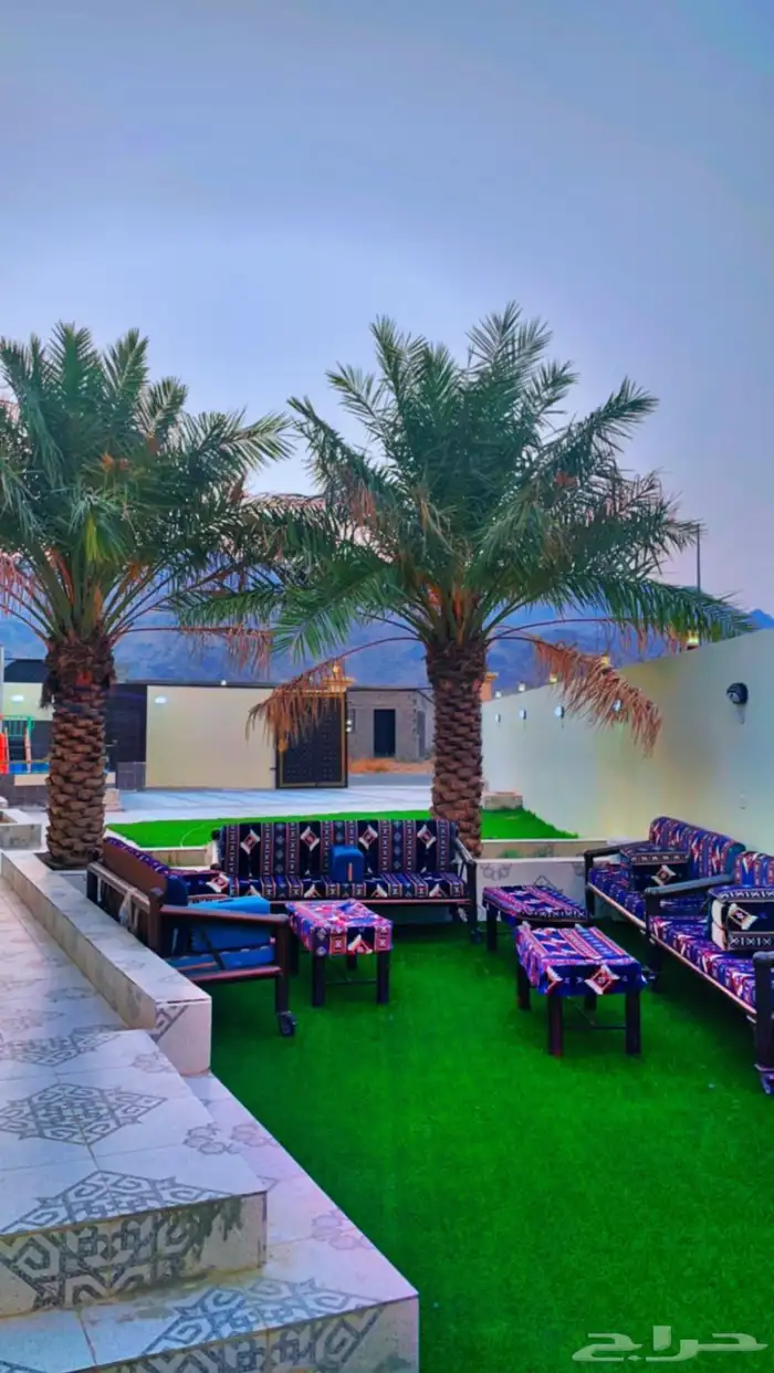 استراحة و شاليه أحلى الليالي عرض القسمين 320 ريال فقط 10