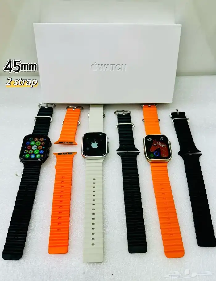 ساعه أبل الجيل 9 او الترا 2 أبل لوقو عرض اليوم الوطنى 1