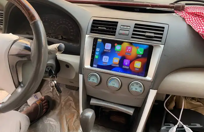 شاشة كامري 2009 اندرويد 10 انش بنظام اندرويد 2