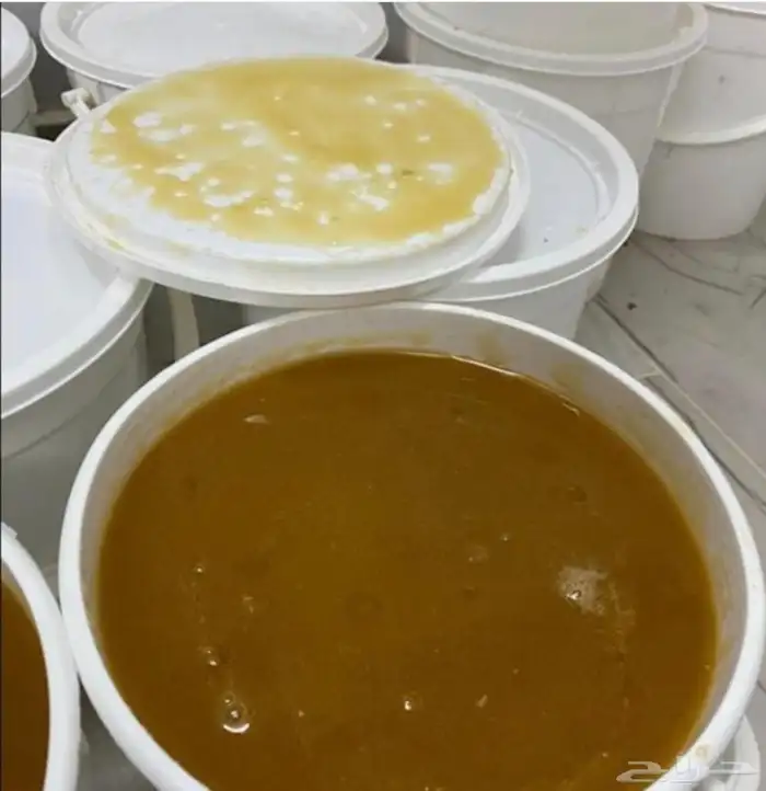 عسل من مناحلي سمر وسدر وطلح وضهيان وقتاد وغذاء ملكات وغيرها 8