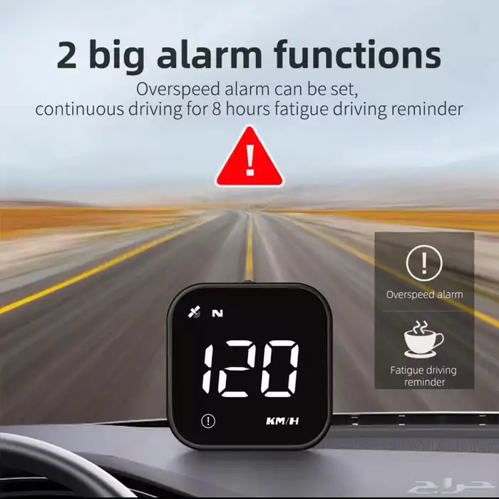 قيج صغير عداد سرعة رقمي للسيارات GPS 4