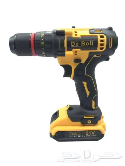 دريل لاسلكي De Bolt 21V شحن مجاني - ضمان سنة 0