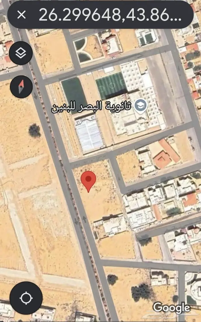أرض سكنية للبيع مساحتها 350م بالبصر بالمخطط الجديد 0