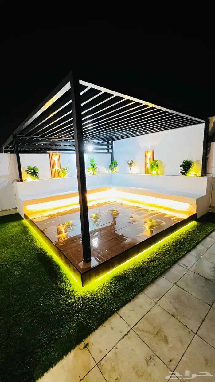 غرف زجاجيه وتنسيق حدائق ديكور 3