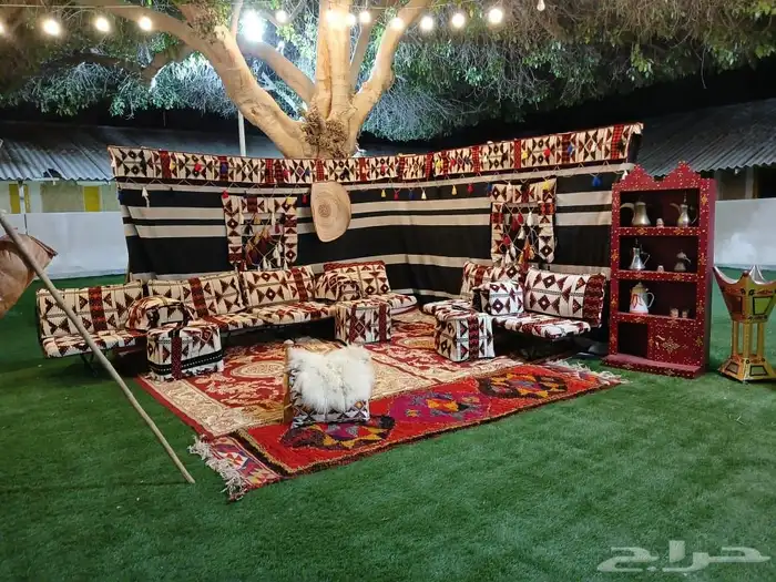 تاجير جلسات شعبيه تراثيات تاجير خيام بيت شعر اركان تراثية 3