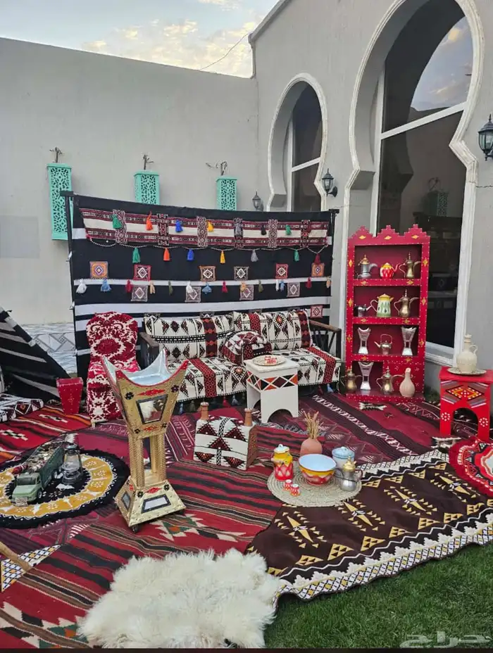 تاجير جلسات شعبيه تراثيات تاجير خيام بيت شعر اركان تراثية 1