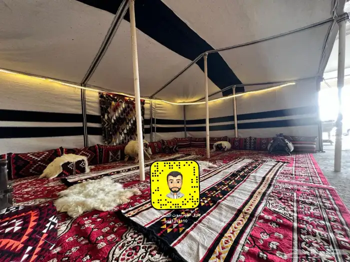 بيوت شعر ابيض خيام بيوت حديد 9