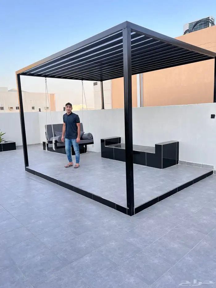 غرف زجاجيه وتنسيق حدائق ديكور 17