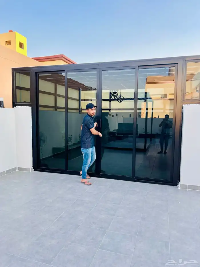 غرف زجاجيه وتنسيق حدائق ديكور 15