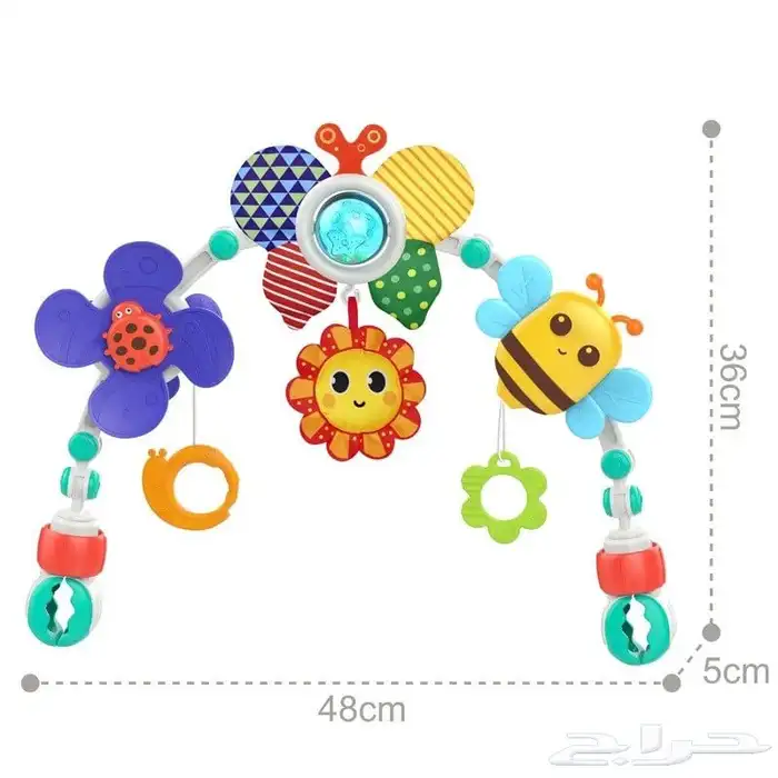 العاب سرير للمواليد ( تعليقة سرير ) مع اصوات والعاب حركية 2