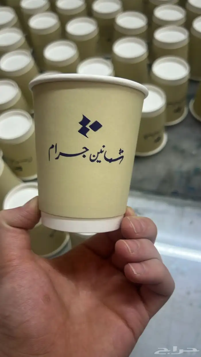 طباعه وتصنيع الاكواب الورقيه 5