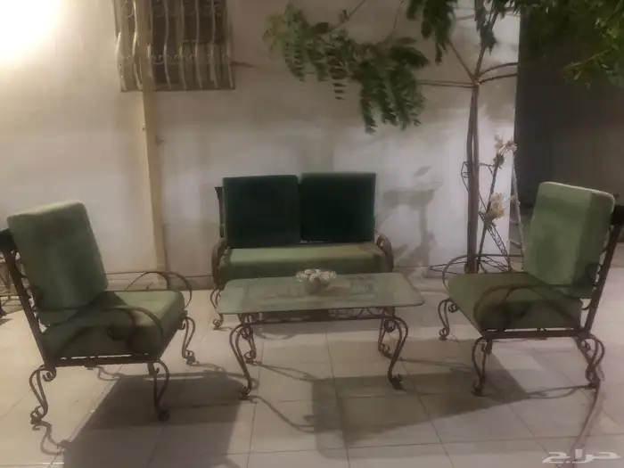 مجلس حديد فرزاتشي 3 قطع 1