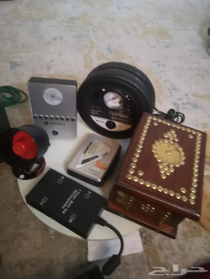 منفاخ كفرات وصندوق ومايك وجهاز ميكرفون انذار 1