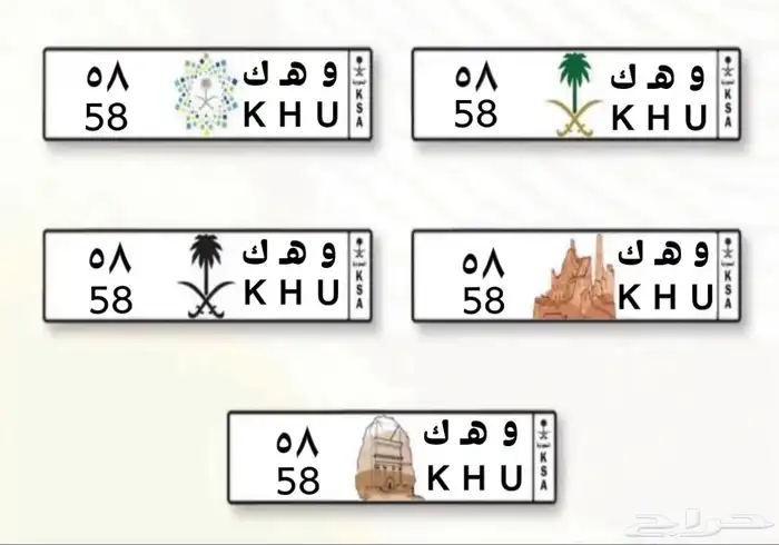 لوحة مميزه رقمين 0