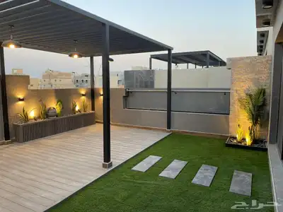 تنسيق حدائق وجلسات خارجية 4