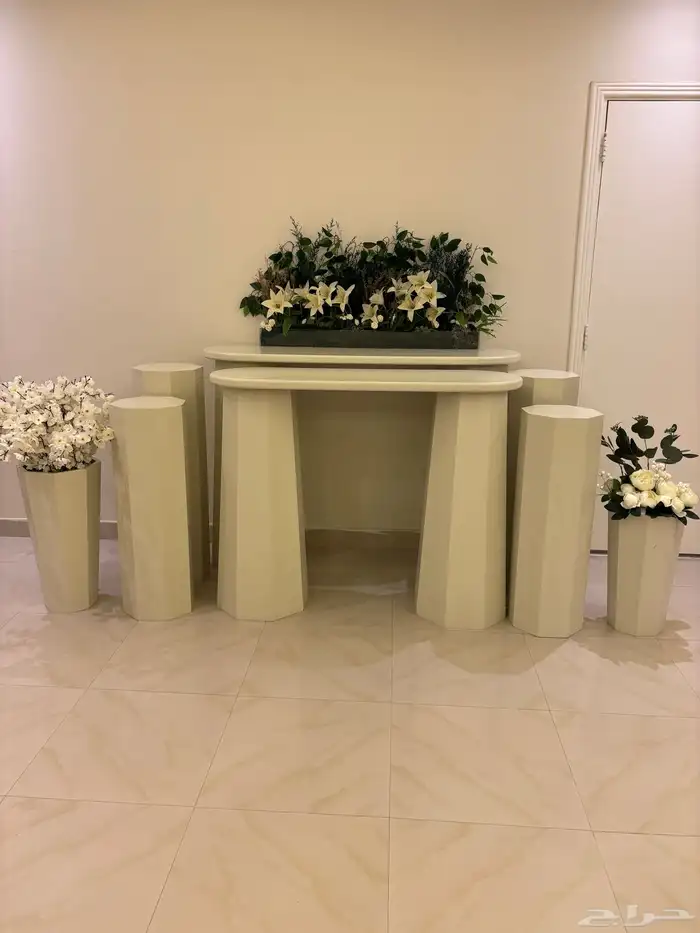 طاولات استقبال ومداخل للايجار جدة 3