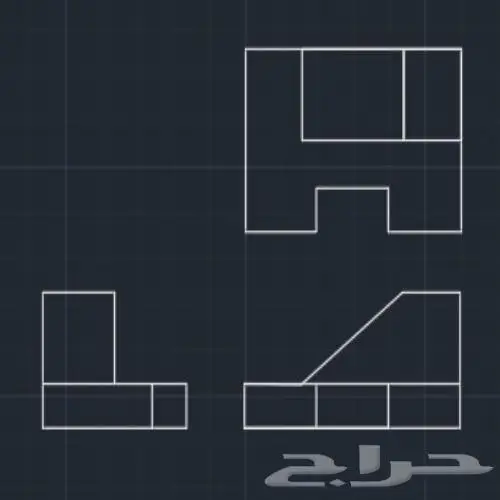 رسم أوتوكاد تمارين وواجبات وشرح Autocad - دكتور جامعي متخصص 15