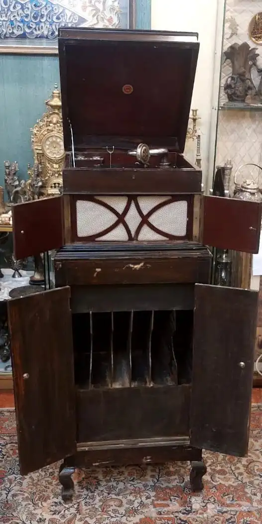 جرامفون دولاب إنكليزي شغالي 9