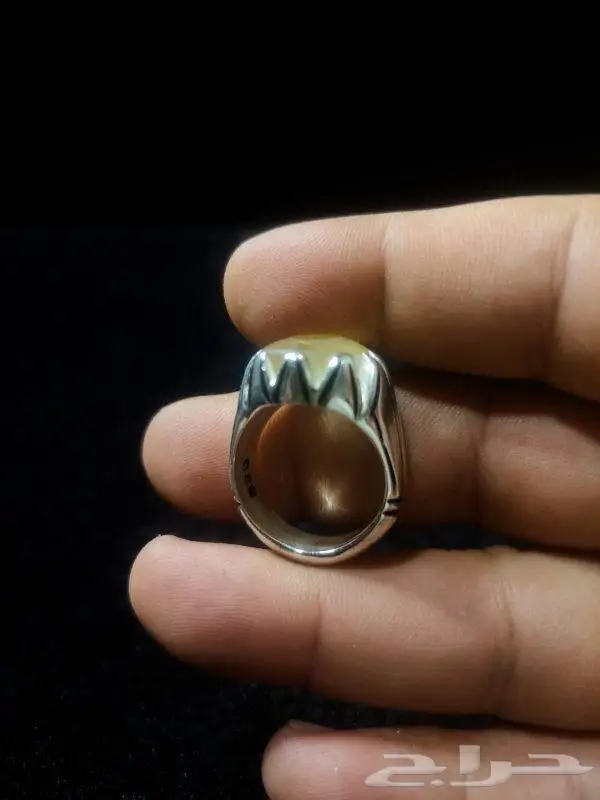 خاتم ياقوت أصفر 1