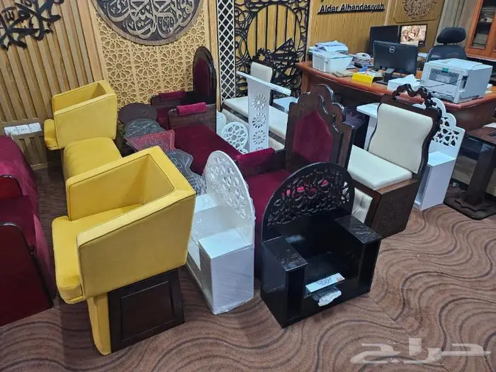 تكاية مساندظهر مساجد دواليب وحوامل مصاحف ديكورات مساجد 96