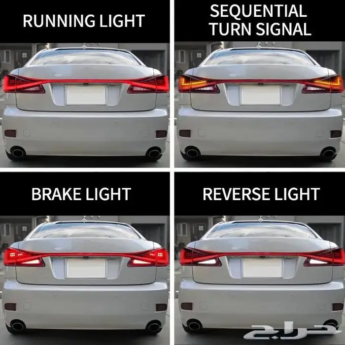 اسطب خلفى ليد الشكل الجديد لكزس ارنوب LEXUS IS 2007 1