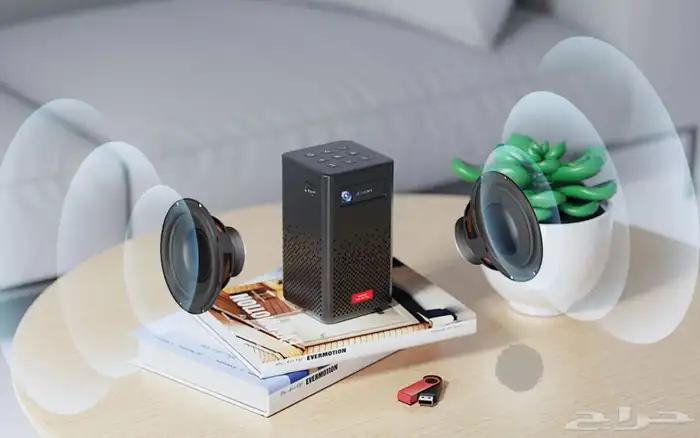 بروجكتر ذكي صغيرHD مثالي للمعلمين وعشاق الأفلام والمباريات 1