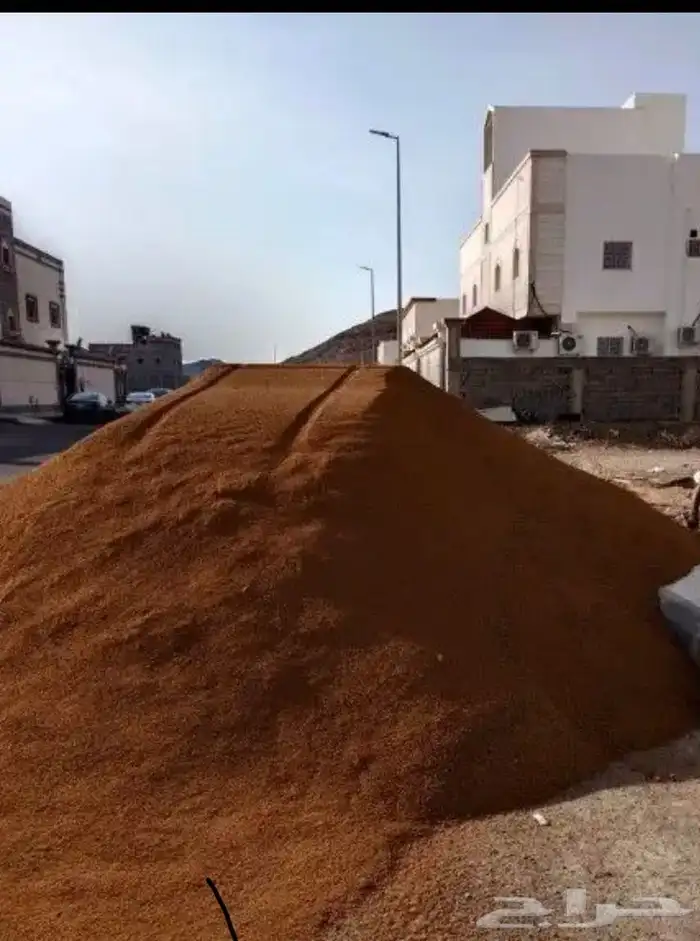 رمل احمر الفريش وخرسانه وزيروفايف 0
