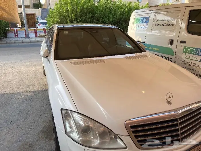 مرسيدس بانوراما للجادين فقط 2006 ابيض s350 0