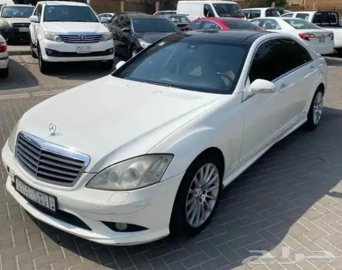 مرسيدس بانوراما للجادين فقط 2006 ابيض s350 9