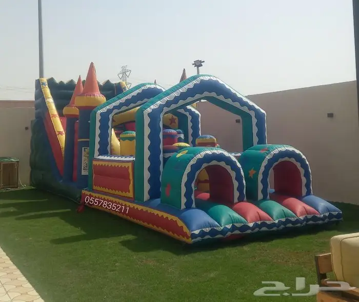 زحليقه مائيه نطيطات إيجار زحاليق متاهات ملعب صابوني 2