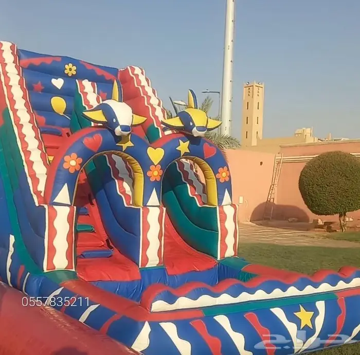 زحليقه مائيه نطيطات إيجار زحاليق متاهات ملعب صابوني 1