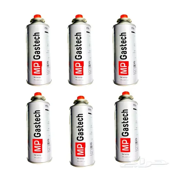 غاز بوتان MP GASTECH للطبخ استخدام مرة واحدة مقاس 220 ML 6