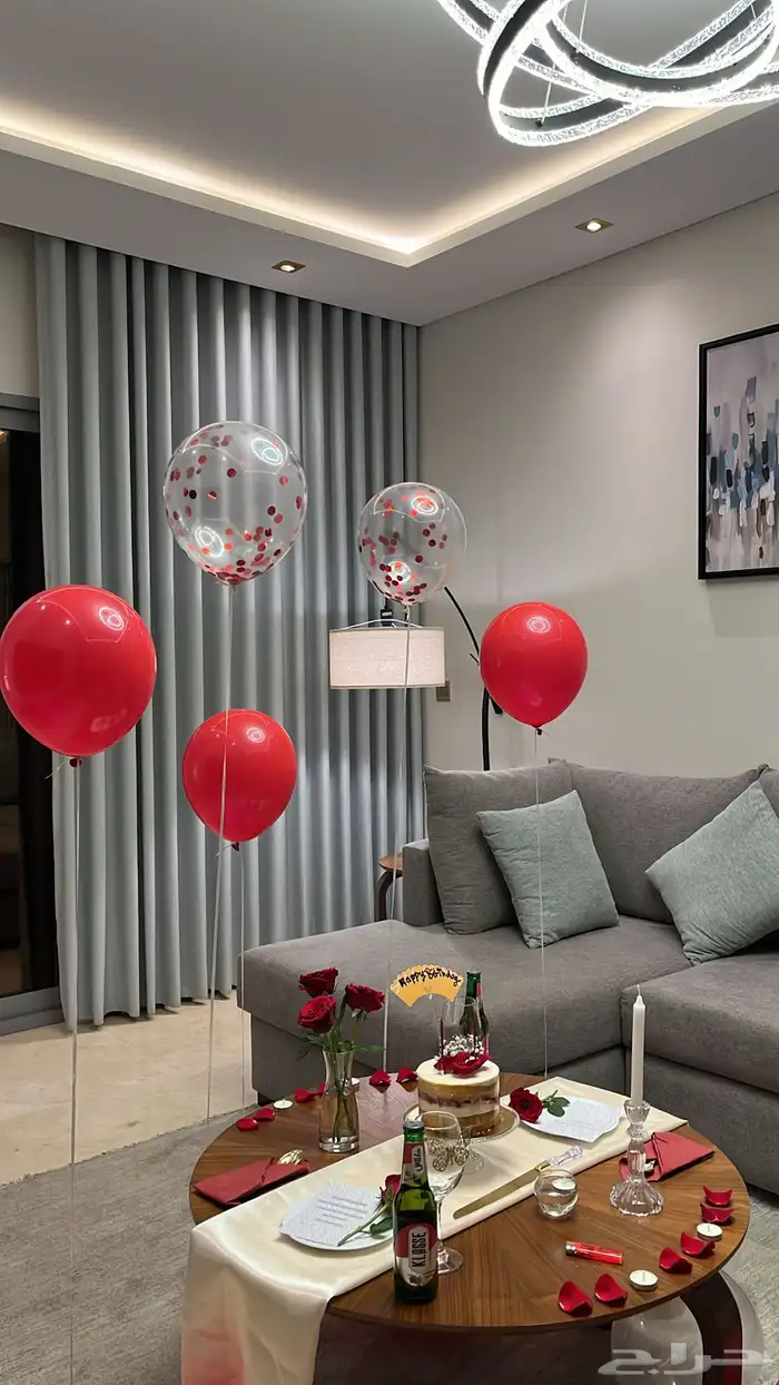 حجز شقه في برج داماك شامل التنسيق ذكرى زواج وغرف عرسان 13