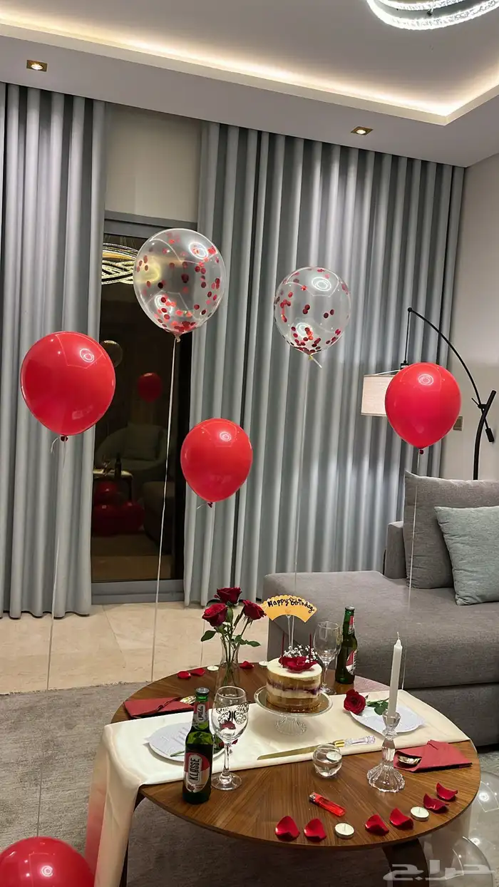 حجز شقه في برج داماك شامل التنسيق ذكرى زواج وغرف عرسان 15